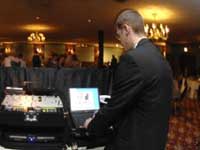 DJ Table at a Wedding