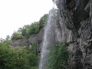 Waterfall at John Boyd Thacher Park in the Helderberg Encarpment