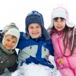 Kids in the snow