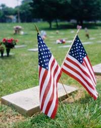 American flags