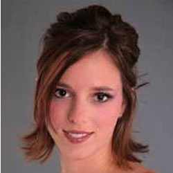 Half-Up with curled ends Half-Up with curled ends