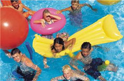 people filled pool
