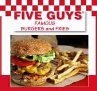 Five Guys Famous Burgers And Fries