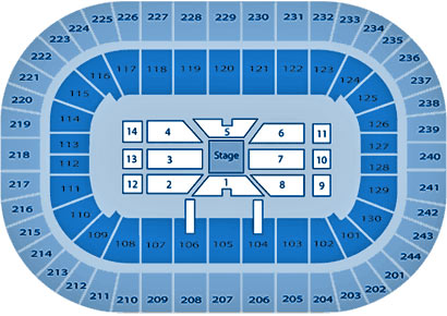 Times Union Center Seating Chart Seat Numbers