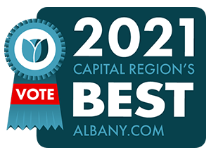 2021 capital region's best logo with vote ribbon
